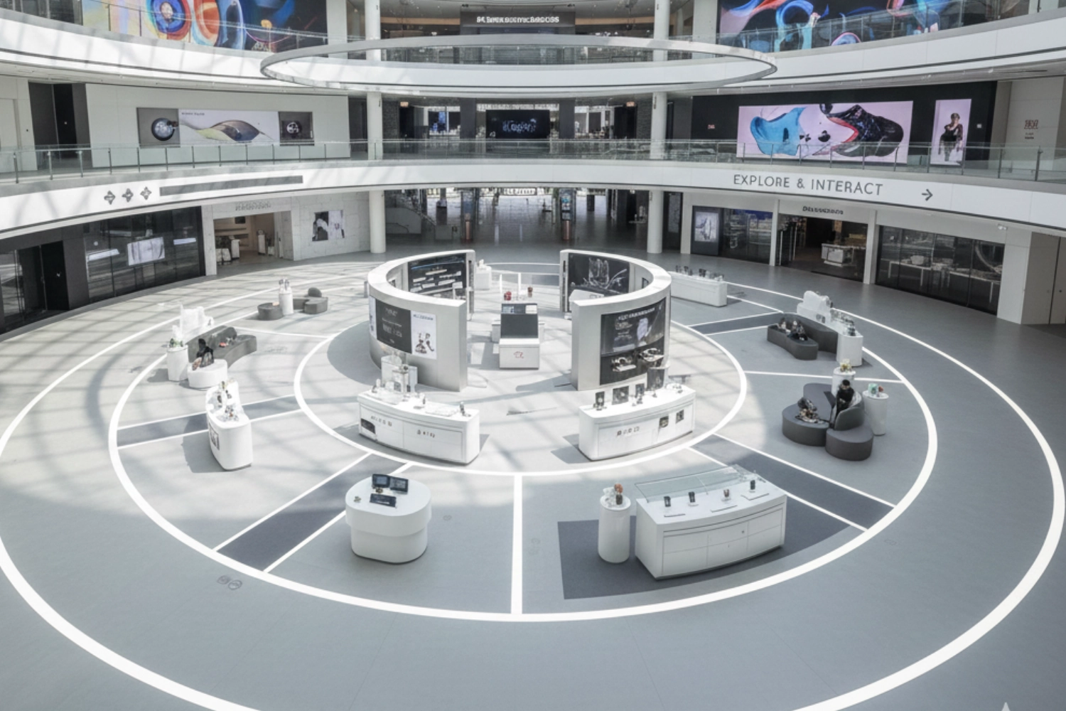 商業空間動線規劃_回字型動線