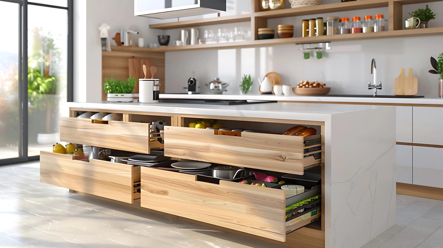 開放式廚房：廚房收納設計的黃金比例